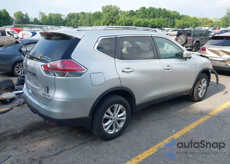 2015 Nissan Rogue Sv из США, поврежденный, VIN 5N1AT2MV4FC838371